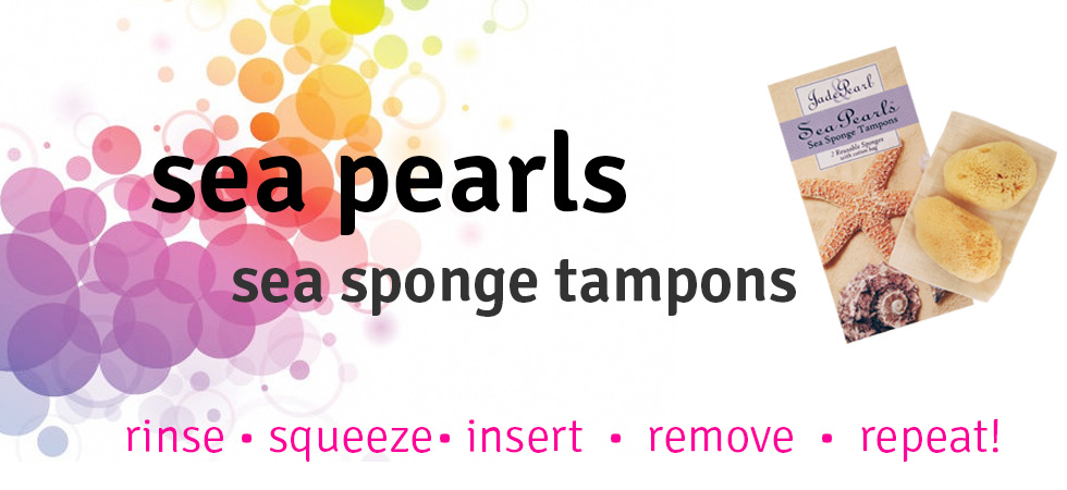 Sea Pearls Reusable Sea Sponge Tampons